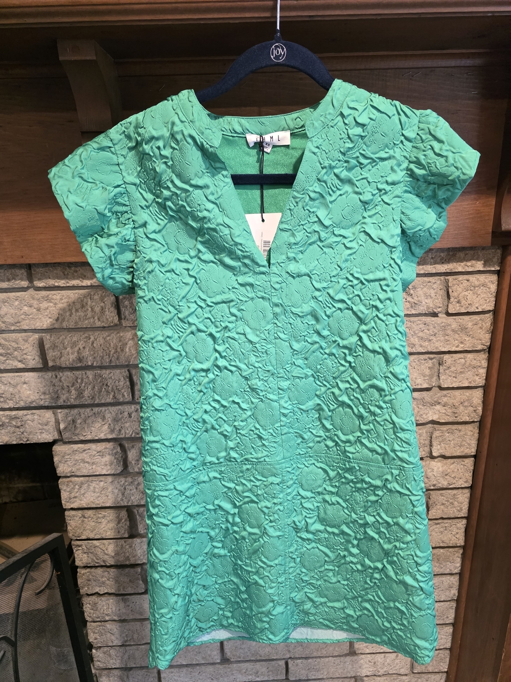 THML Ruthie Ruffle Dress with V-Neck - Picture 2 of 5